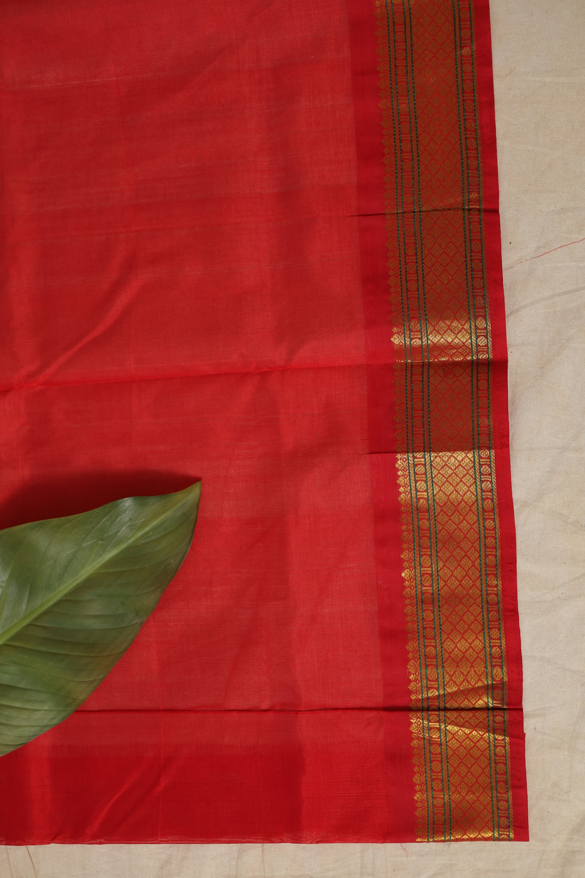 Elegant front drape of royal blue Kanchipuram Sico saree with contrast border