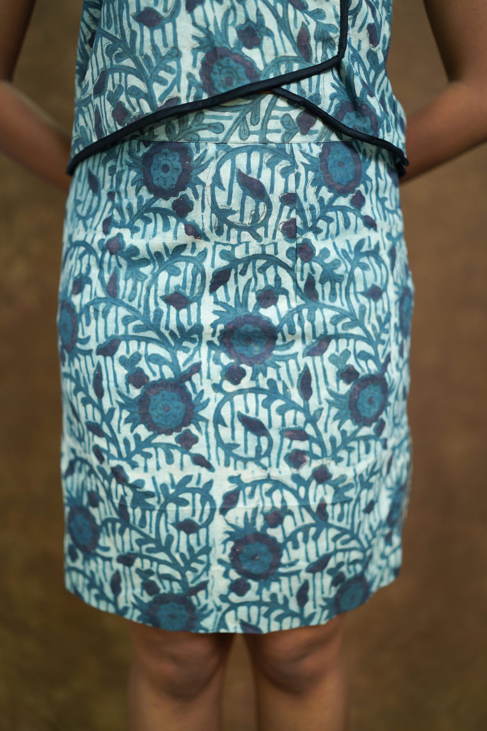 Hand-Block Printed Cotton Co-ord Set 
