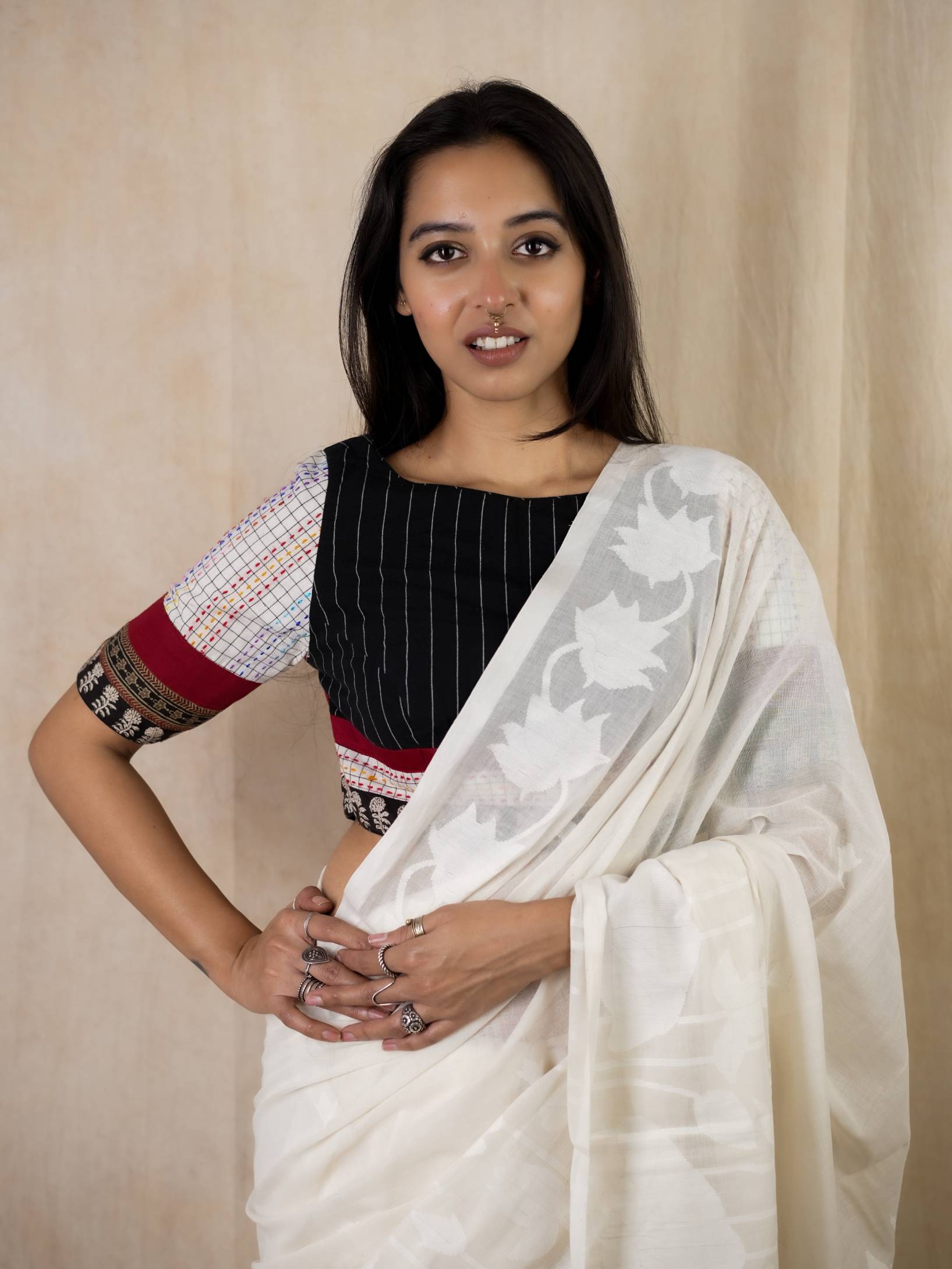 Colorful BAHAAR jewelry piece by Joyee Kolkata featuring intricate designs and vibrant beads, showcasing traditional craftsmanship.