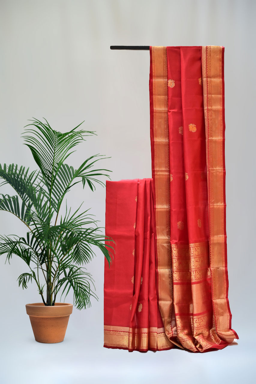 Kanjeevaram Silk by Silk Red